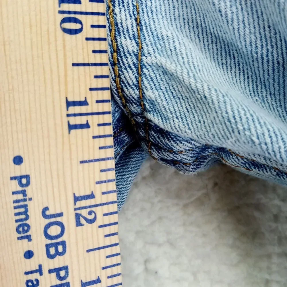 VTG Levis 505‎ Jeans Mens 36x32 Straight Regular Fit Cotton Denim Light Wash